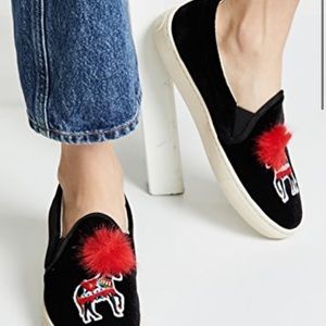 Soludos Velvet Show Pony Sneaker Size 10